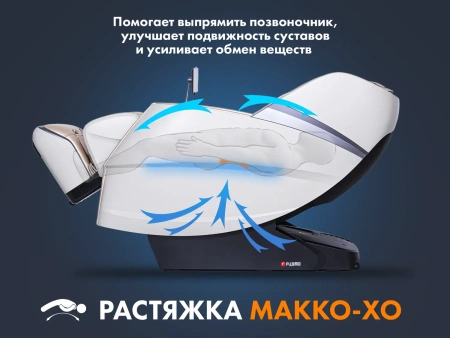 Массажное кресло FUJIMO Combat 4D Шампань